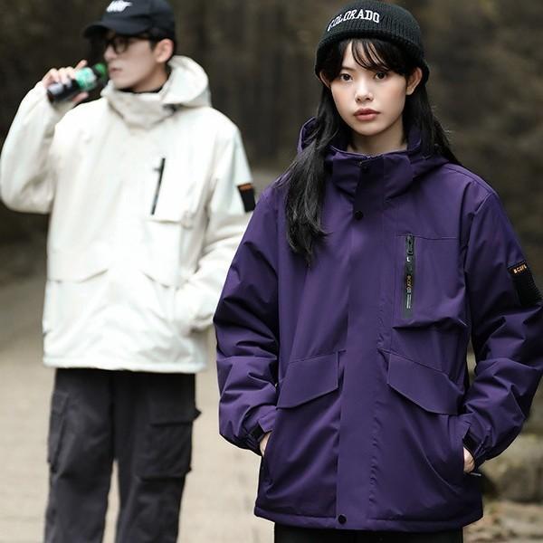 マウンテンパーカー 男女兼用 防風 防水 アウター 登山 春秋 薄手 大きいサイズ アウトドア 釣り 登山 ランニング ジョギング ウェア 速乾 耐摩耗 白 グレー 黒 カーキ 紫 ポリエステル