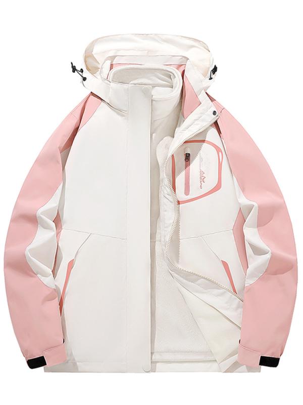 お山パーカー レディース メンズ 防寒着 山登り御召しもの 取りはずし能力のある フリース 下着類付き添い人 アウトドア 御召しもの 雨合羽 防風 秋冬