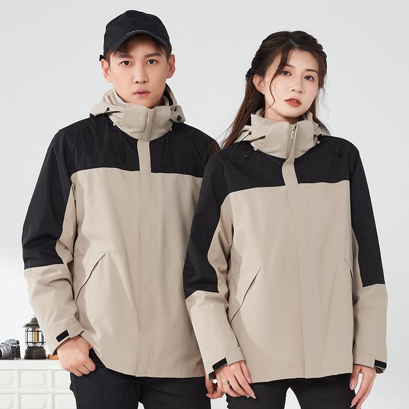 お山パーカー メンズ レディース 防寒着 雨合羽 防風 山登り御召しもの 取りはずし能力のある フリースインナー付き添い人 上下書き割り アウトドア上衣 ウィンタースポーツ スキーの板 滑る つり銭 山歩き トレッキング 秋冬