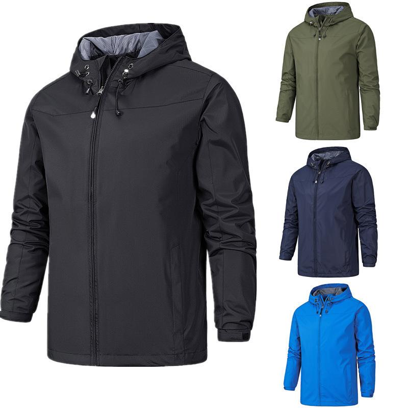 マウンテンパーカー メンズ 薄手 春秋 登山服 アウトドア ウェア 撥水 ジャケット 男性用 アウター カジュアル 釣り 旅行 大きいサイズ