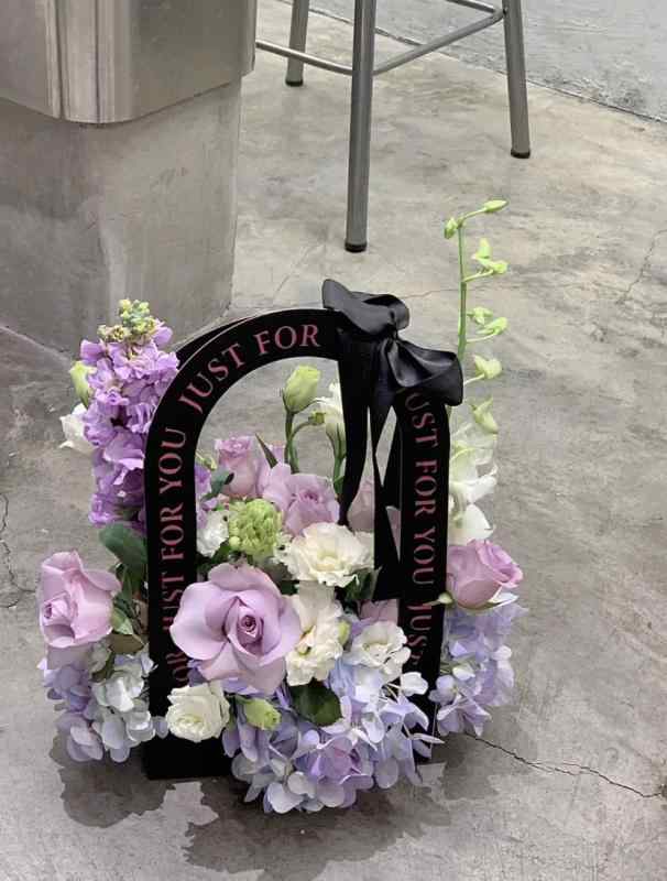 花 коробка 手提げ 花入れ 厚紙 коробка シンプル 誕生日 DIY 花 коробка 花かご