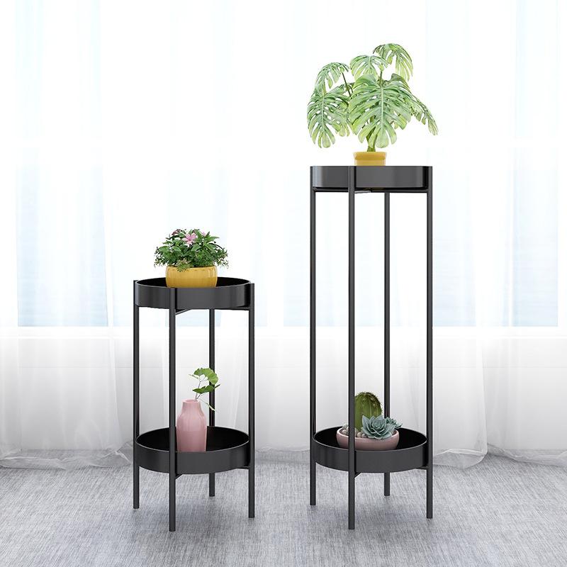 花台 アイアン 室内 屋外 北欧風 プランタースタンド 鉢植え 観葉植物 盆栽 植木鉢 置き台 飾り台 ガーデニング ベランダ 玄関 庭 園芸 ラック 棚 ホワイト ブラック ゴールド