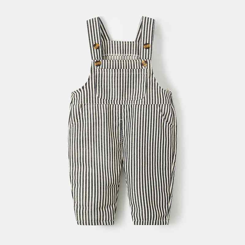 キッズ 春物 オーバーオール 男の子 ストライプ柄 ロングパンツ カジュアルパンツ 子供服 3歳 4歳 5歳 6歳 7歳 8歳