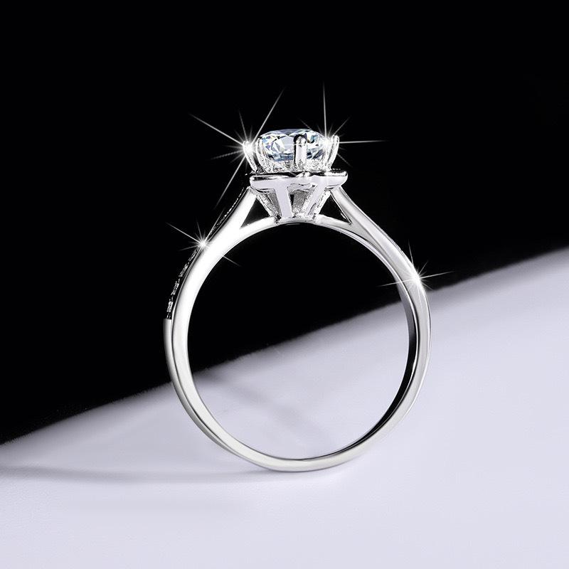 指輪 レディース シルバー925 モアサナイト 六芒星 ジルコニア ファッションリング ペアリング 結婚 エンゲージメント 誕生日 ギフト アクセサリー 銀 八心八箭 デザイン 調節可能