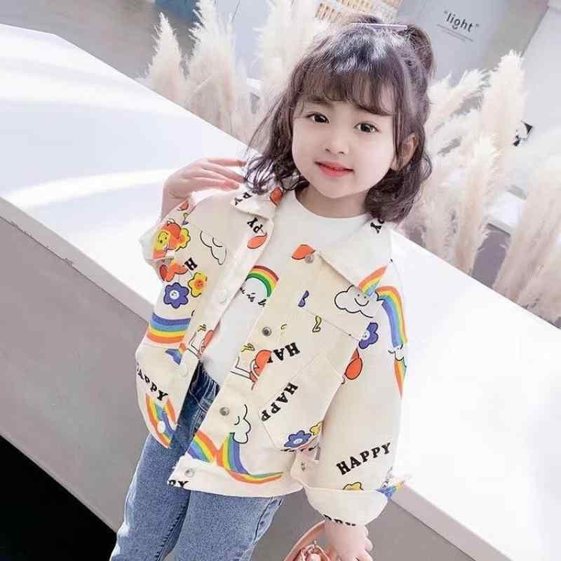 子供服 女の子 デニムジャケット 長袖 春秋 プリンセススタイル カーディガン 韓国風 ブルゾン アウター ベビー服 ガールズ 子供用 上着 かわいい おしゃれ 普段着 通園 通学 80 90 100 110 120 130