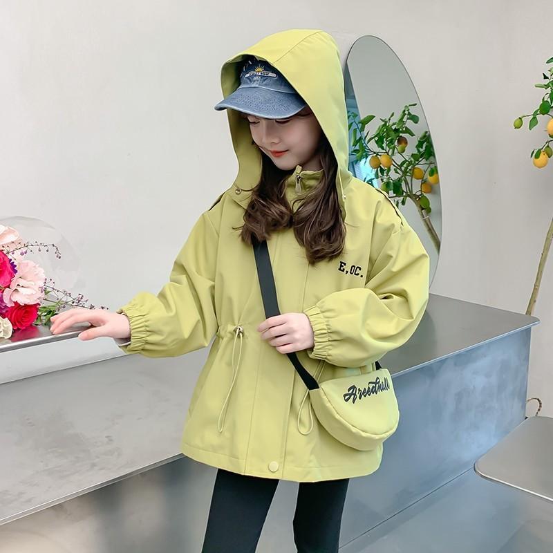赤ちゃん服 上衣 うしろ帯 秋冬 防風 アウター 中綿入り口・入口 前掛け ボンネット付き添い人 パーカー 緑 緑であること 防寒 普段使い走り お出かけ