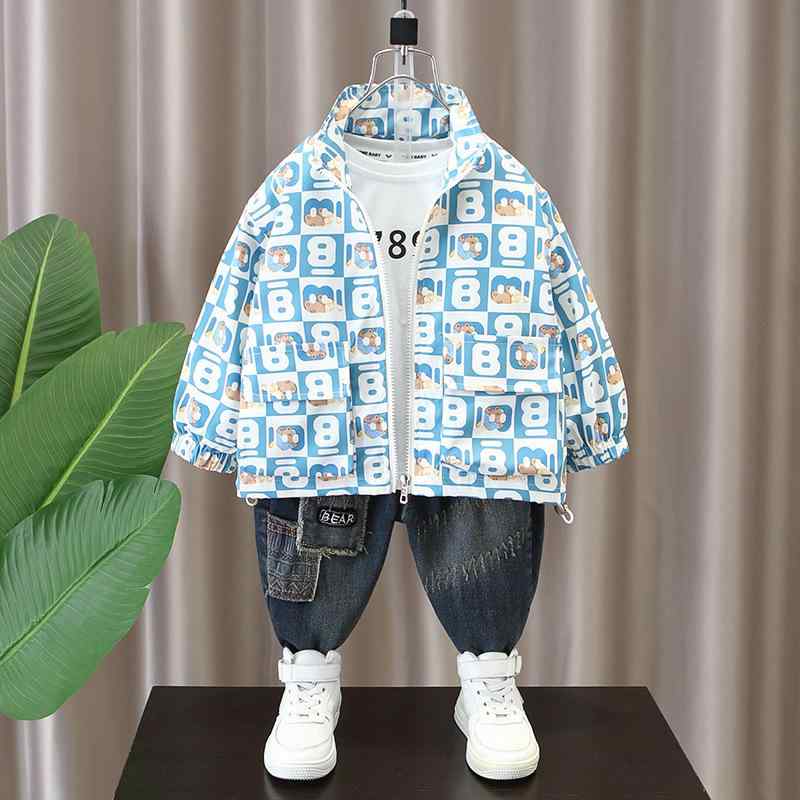 子供服 ジャケット 男の子 春秋 フード付き ウィンドブレーカー ボーイズ アウター 3歳 4歳 5歳 6歳 7歳 8歳 100cm 110cm 120cm 130cm 140cm 150cm カジュアル ポリエステル