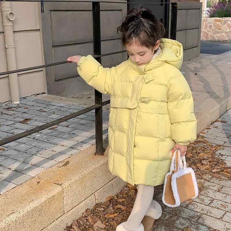 キッズ ガールズ ダウンジャケット 中綿 コート フード付き アウター 冬服 厚手 あったか 防寒 100cm 110cm 120cm 130cm 140cm 150cm 160cm 梅子粉 糖果緑 クラシックブラック｜シャドーテール