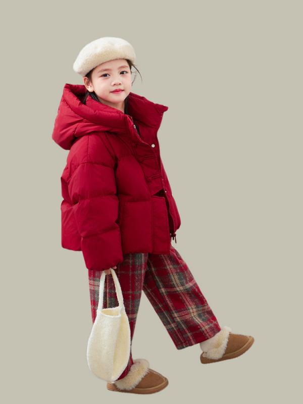 小わっぱ服 落ち込む上衣 耳あたらしい中国表現スタイル ガールズ 冬服 朦朦たる 90%ホワイトダックダウン 中綿入り口・入口 アウター 黒いこと さくら色 中国赤いこと 100珊 110珊 120珊 130珊 140珊 150珊 160珊 170珊 コート・ジャケット-キッズファッション