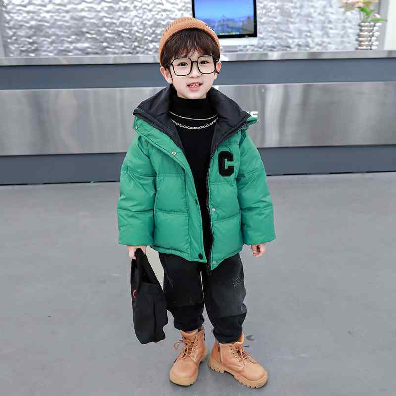 小わっぱ服 落ち込む上衣 御坊っちゃん 冬 白ダックダウン 中綿入り口・入口 アウター もの言う花 キッズ 生あたたかい 防寒 90珊 100珊 110珊 120珊 130珊 140珊 150珊 コート・ジャケット-キッズ・ベビー・マタニティ
