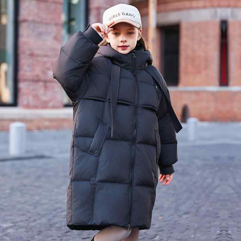 子供服 ダウンジャケット 女の子 中綿 コート 中長丈 ゆったり 厚手 防寒 秋冬 110cm 120cm 130cm 140cm 150cm 160cm 170cm ブラック ピンク系 グレー グリーン|シャドーテール