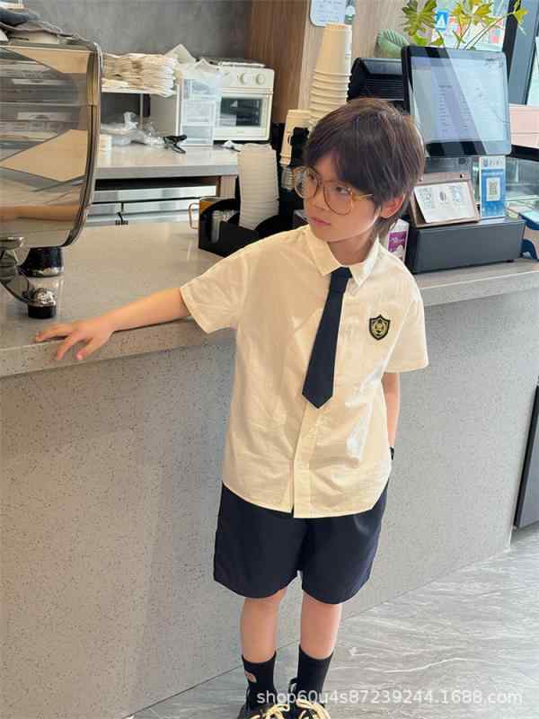 キッズ 子供用 フォーマル スーツ 半袖 シャツ パンツ 上下 2点 セットアップ 幼稚園 小学校 卒業式 入学式 結婚式 発表会 男の子 女の子 おしゃれ かわいい 綿