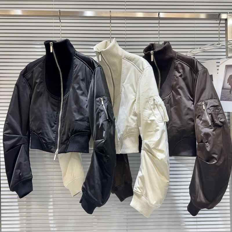 ジャケット レディース 野球 アウター 秋冬 ブラック 防風 保温 ジャンパー ブルゾン ゆったり 3D ポリエステル 日韓 カジュアル 黒 アイボリー コーヒー S M L XL