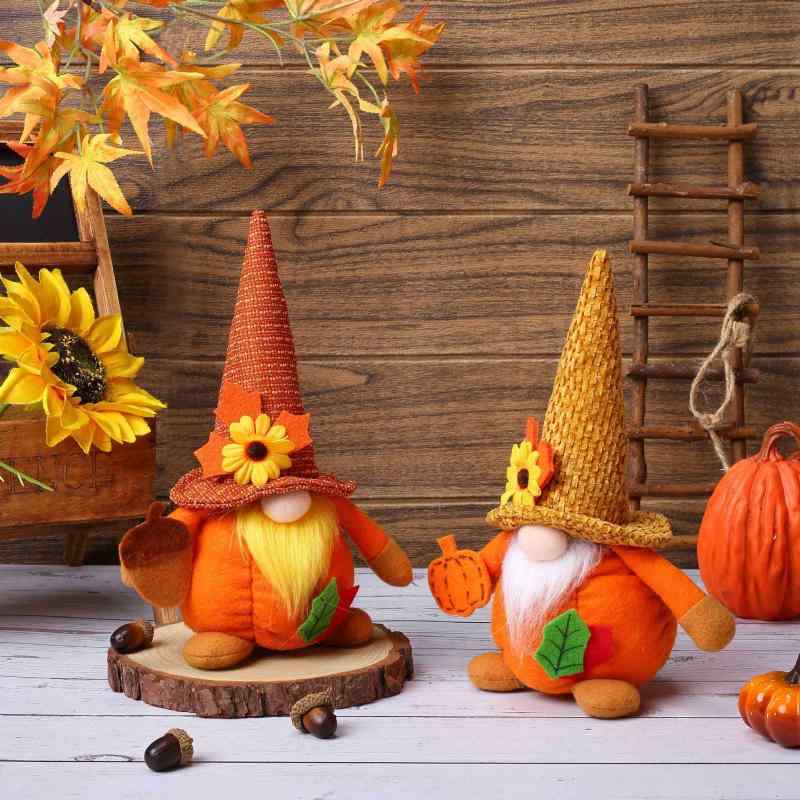 ぬいぐるみ 松ぼっくり カボチャ ハロウィン 感謝祭 飾り付け 人形 欧米風 田園風 雑貨