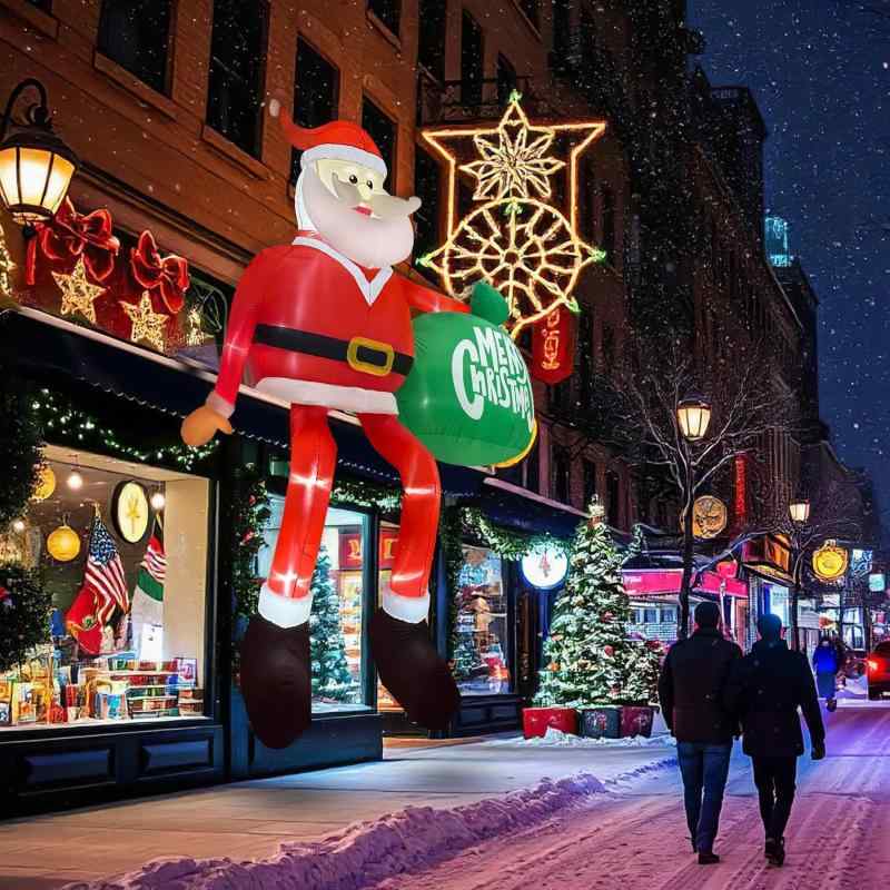 クリスマス 飾り LED 光る サンタクロース ギフト パーティー デコレーション イルミネーション イベント|シャドーテール