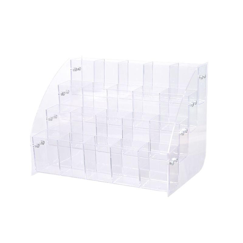 店研創意 ストア・エキスプレス アクリル筆記具陳列ケース ４列３段 楽天市場】アクリル筆記具陳列ケース 4列3段 1台多品種の文房具を陳列