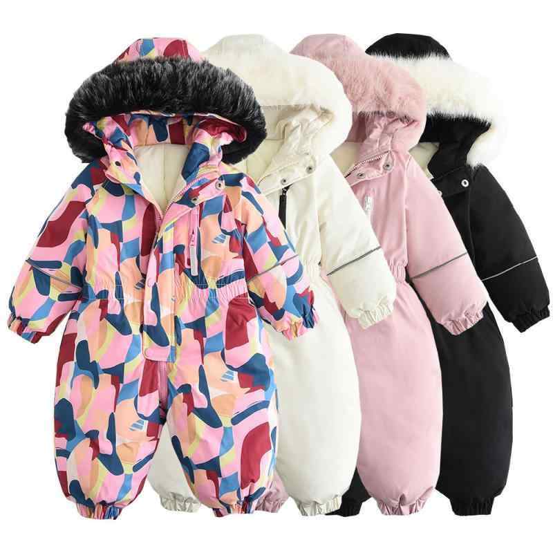 ベビー服 飛び降りる背広 朦々たる 裏起毛 ボンネット付き添い人 押しかぶせる櫂 ロンパース 長袖 普段使い走り 防寒着 秋冬 花柄