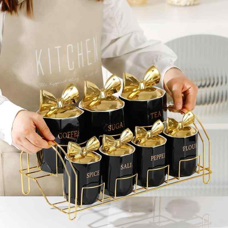 調味料入れ 北欧風 陶器製 スパイスボトル セット 蓋付き 味の素 塩 砂糖入れ おしゃれ キッチン収納 高級感 ブラック モスグリーン ピンク ホワイト