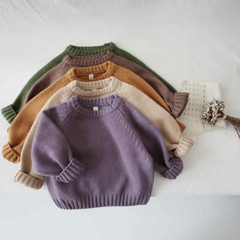 ニット キッズ 女の子 子供服 秋冬 ニットトップス カットソー 長袖 ベビー ゆったり かわいい おしゃれ 綿100% あったか 普段着