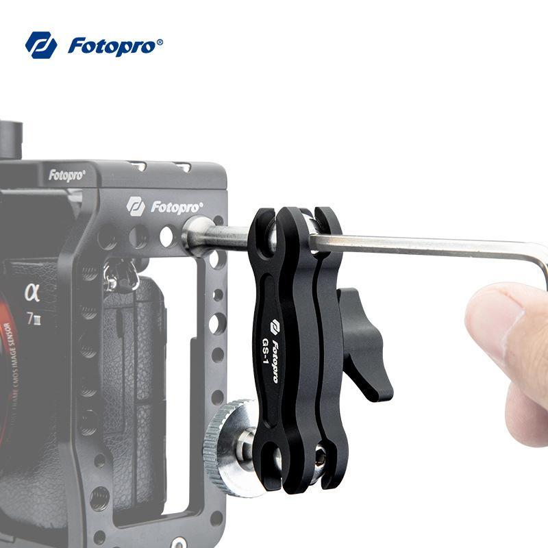 スマホスタンド スマートフォン ホルダー 撮影用 23.33cm 万能アーム Fotopro 富?宝 携帯電話 モニター カメラ ビデオ アクセサリー