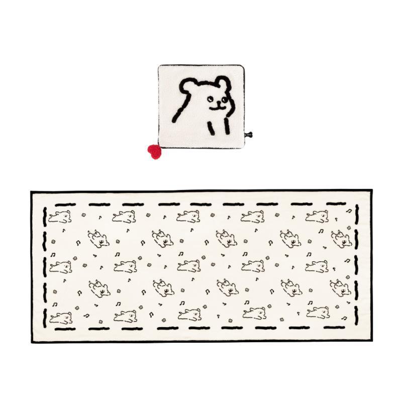 ブランケット 犬柄 毛布 ひざ掛け 膝掛け 寝具 ポリエステル 愛くるしげ 事務所 車内 オール陽気 寝具-毛布・ブランケット