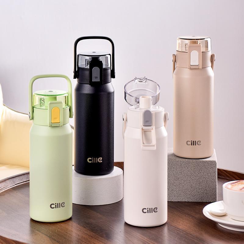 保温ボトル 水筒 ステンレス 大容量 550ml 700ml 茶こし付き 茶水分離 真空断熱 6時間 12時間 保温保冷 通勤 通学 スポーツ アウトドア 旅行
