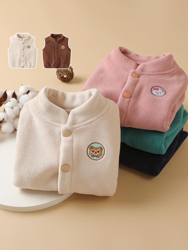 ベビー服 子供用 ベスト 秋冬 男の子 女の子 フリース あったか 幼児 キッズ チョッキ 防寒着 部屋着 アウター かわいい おしゃれ 73cm 80cm 90cm 100cm 110cm 120cm
