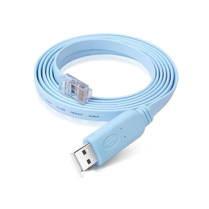 [LUYING] USB RJ45 コンソールケーブル ルータ スイッチ ファイアウォールサーバ などの適用 1.8m画像