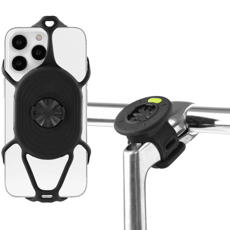 【Bone】Tie Connect ガーミンサイクルコンピューターが装着可能 サイクリングコンピュータマウント 2.2-4.8cmのステムに装着可能 360°回転可能 衝撃吸収