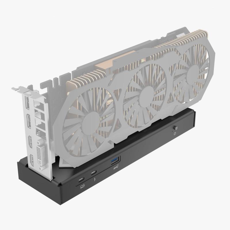 eGPUエンクロージャー Thunderbolt 3/4・USB4対応 外付けGPUドック 40Gbps高速転送 PD85W充電 デイジーチェーン対応 ATX/SFX/DC電源対応 PCIe拡張カード対応 20,436円