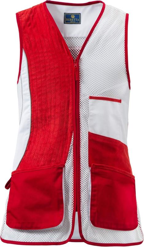 [Beretta] Uniform Pro Trap Vest （ベレッタ クレー射撃 トラップ用ベスト） (赤, M)