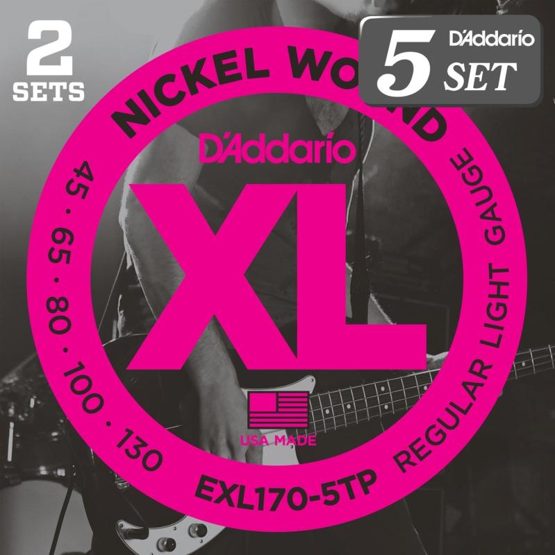 D'Addario ダダリオ ベース弦 ツインパック x 5セットパック