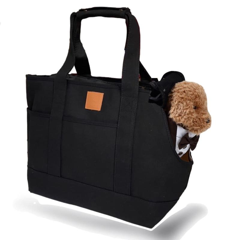 SHAKA LABO 犬 キャリーバッグペット用 トート型 小型犬 トート おしゃれ 手持ち 肩がけ お出かけ 旅行 交通機関 病院 災害 避難