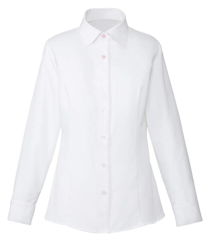 [カーシーエンジョイ] ENJOY EWB484 CLEAR BLOUSE 長袖シャツブラウス
