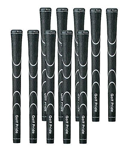 GOLFPRIDE(ゴルフプライド) DAライトラバー バックライン有 E860 ブラック M60X (10本セット)