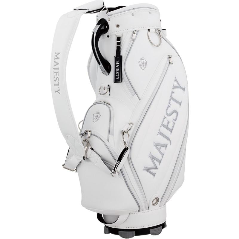 マジェスティ(MAJESTY) 9.5型(4.6kg) CB3228 (ホワイト) ウルトラ スムース キャディバッグ