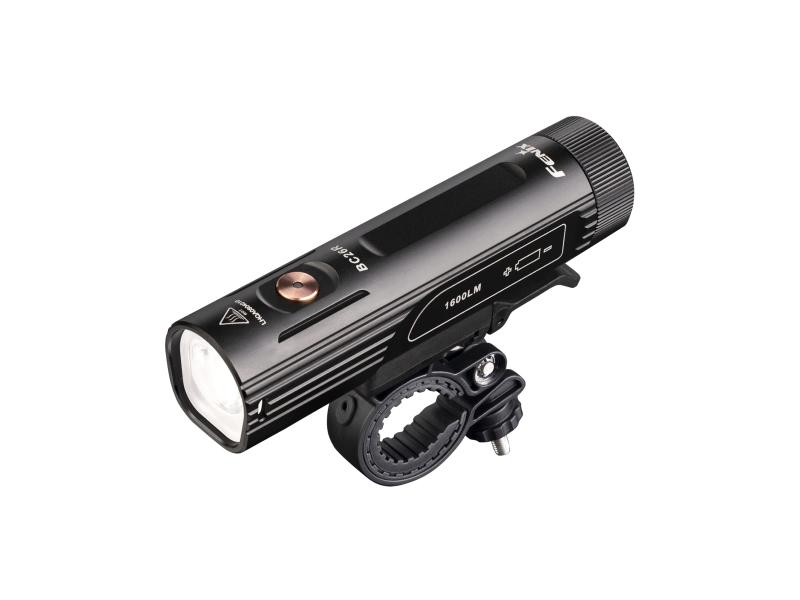 Fenix BC26R バイクライト USB-C充電式 1600ルーメン 100°広角照射 IP68防水防塵