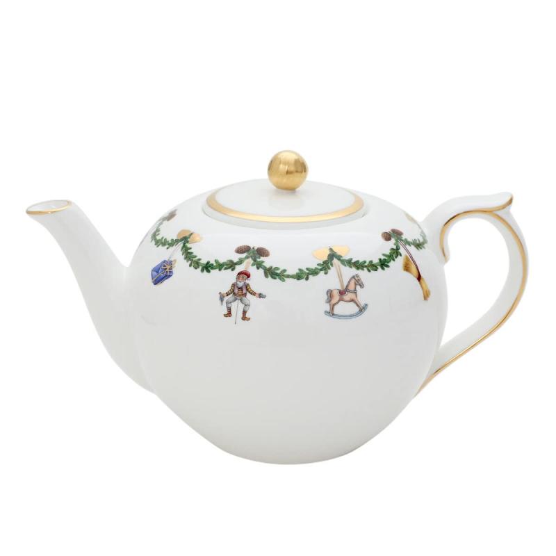 ロイヤルコペンハーゲン Royal Copenhagen スターフルーテッド クリスマスコレクション ティーポッド 1200ml 2503141 2503141 [並行輸入品]
