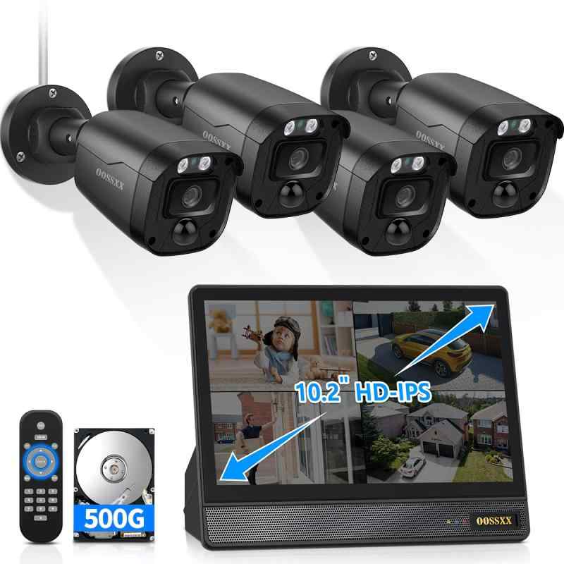 Full HD 5MP High Definition Outdoor Wired Security Camera System Home Video Surveillance Cameras CCTV Camera Security System Ou
