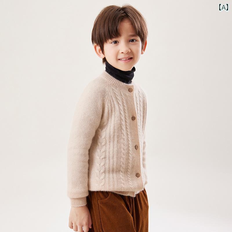 赤ちゃん服 編み物・スウェーター 秋冬 赤ちゃん用 カシミール ジレー 御坊っちゃん うしろ帯 朦々たる もの言う花 カシミール スウェーター 編み物 韓国風 可愛らしい 普段使い走り 防寒着 青 薄っぺら赤銅色 水色 薄墨色 赤 100 110 120 130 140 150 160 170