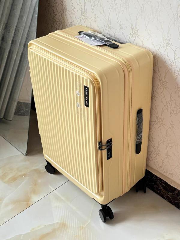 旅行 スーツケース メンズ レディース 側開き 拡張可能 PC素材 万向輪 シンプル 高級感 珍珠白 アイリスブルー ターコイズグリーン パールグレー ドゥルーズローズ グリーン クリームイエロー ブラック ミルクキャラメル 20インチ 24インチ 26