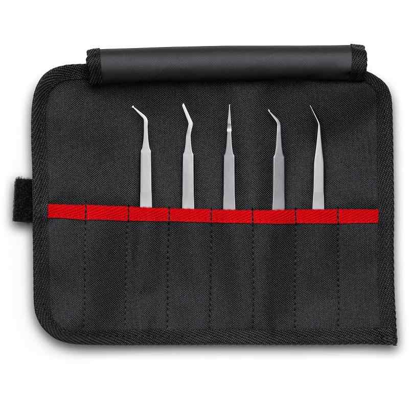 クニペックス KNIPEX 5本組 精密SMDピンセット(セット品) 9200-03