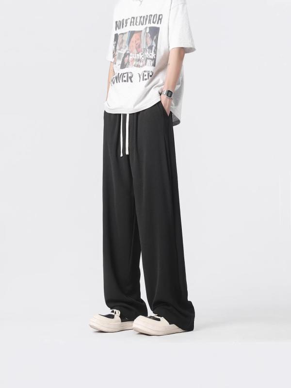 パンツ メンズ スウェットパンツ 春秋 ズボン 男性用 ロングパンツ ティーンエイジャー ゆったり ストレートパンツ 黒 グレー ポリエステル 通気性 防水 抗菌 耐摩耗 防風 吸湿速乾 防汚