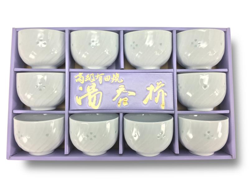 波佐見焼 湯呑み 煎茶碗 ホタルレリーフ柄 4,834円