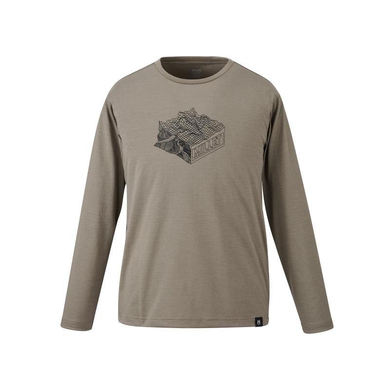MILLET(ミレー) 登山インナーマウンテンジオ ロングスリーブTシャツ MIV02131メンズ