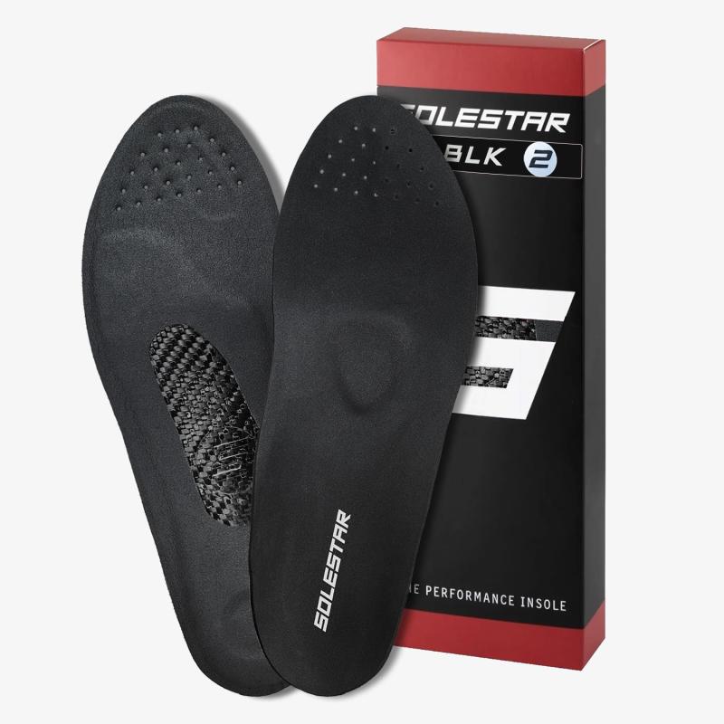 SOLESTAR(ソールスター) 自転車用 インソール BLK II ブラック2