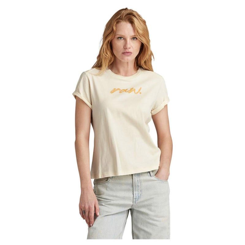 [ジースターロゥ] Tシャツ レディース 半袖 レギュラーフィット RAW Dot Top