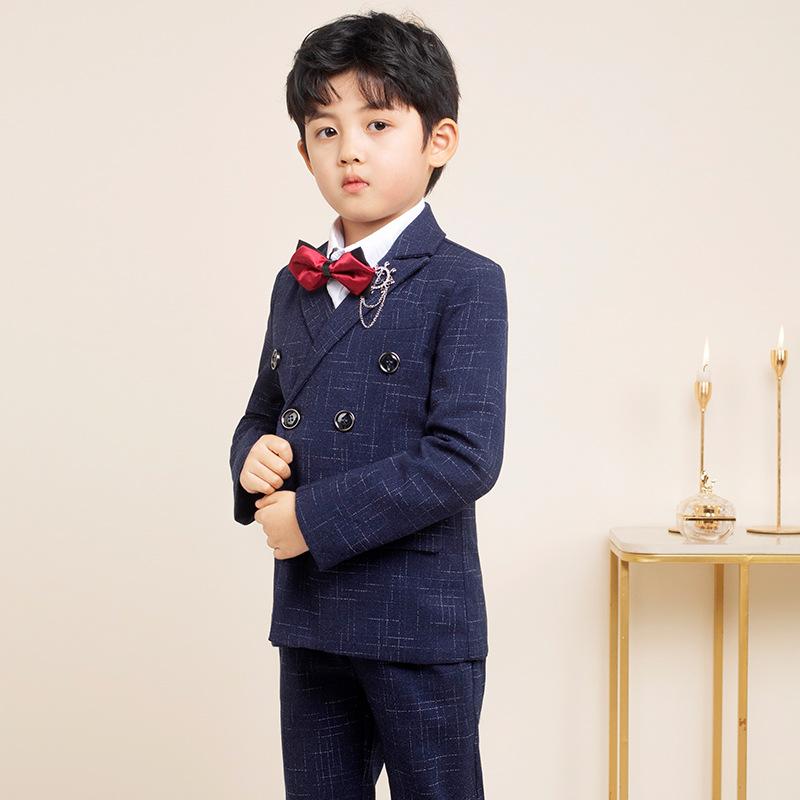 キッズ フォーマル 背広 御坊っちゃん 冬 赤ちゃん ブラックタイ 洋琴 告げ知らせる会 華燭の典 卒園式 はいり込む式 照合のしるし柄 上衣 ズボン下 限りない プルオーバー 4点仕掛ける 連合王国風