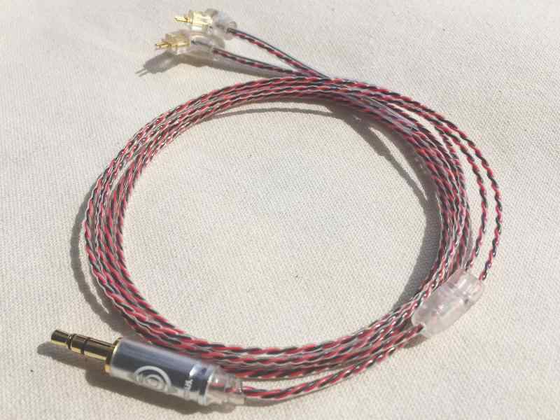 WAGNUS. イヤホン オーディオ アップグレードケーブル リケーブル Magnolia Lily 3.5mm 3極プラグ FitEar type WAG-029