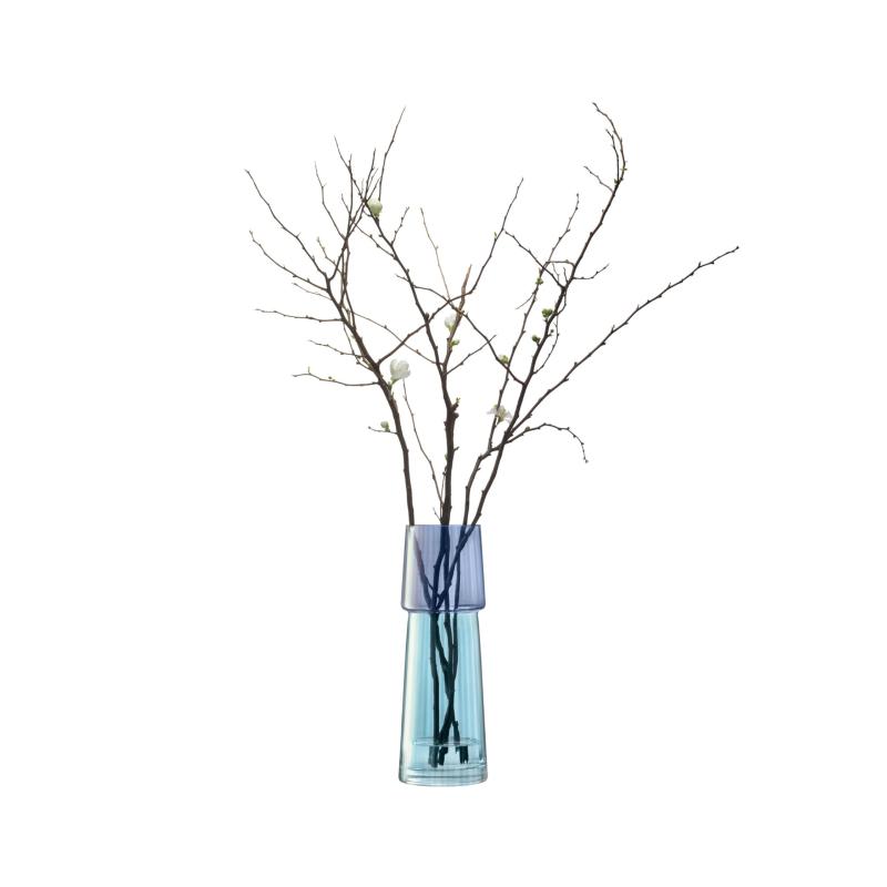 LSA ガラス フラワーベース オブジェ 高さ32cm Gems Vase LGM32 おしゃれな花瓶